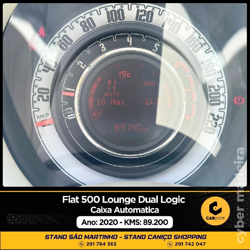 FIAT 500 Lounge Dual Logic 𝑴𝑶𝑻𝑶𝑹: 1.2cc 69cv Gasolina 