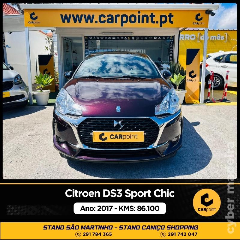 CITROEN DS3 Sport Chic 𝑴𝑶𝑻𝑶𝑹: 1.6cc HDi 100cv Gasóleo 