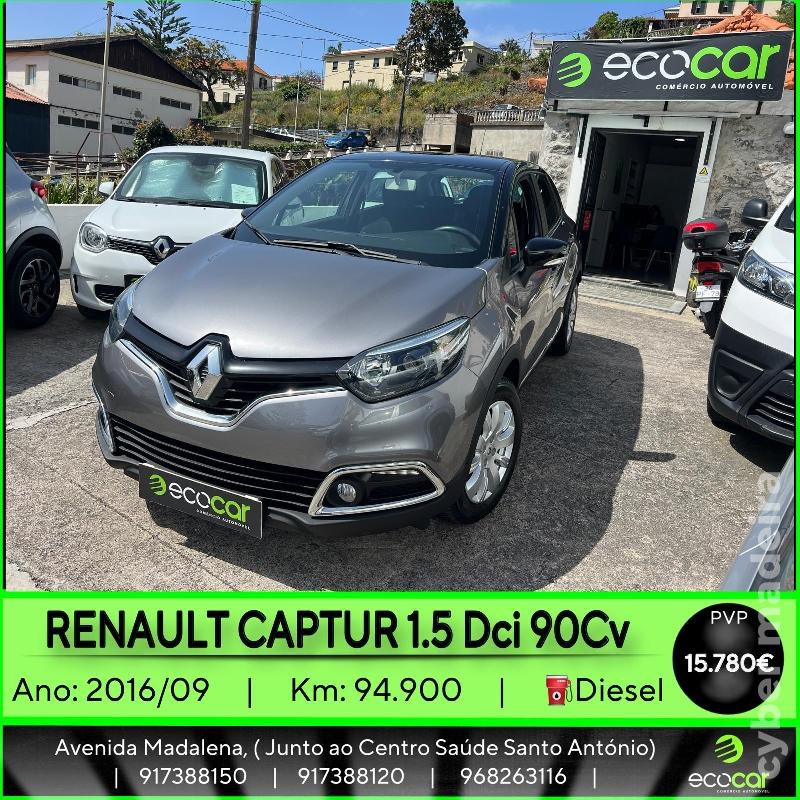 RENAULT CAPTUR 1.5 DCI 90 cv Gasóleo 