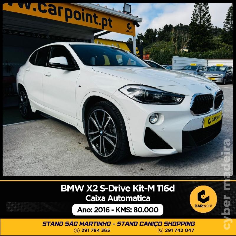 BMW X2 S-Drive Kit-M 116d Automático : 1.5cc 116cv Gasóleo 