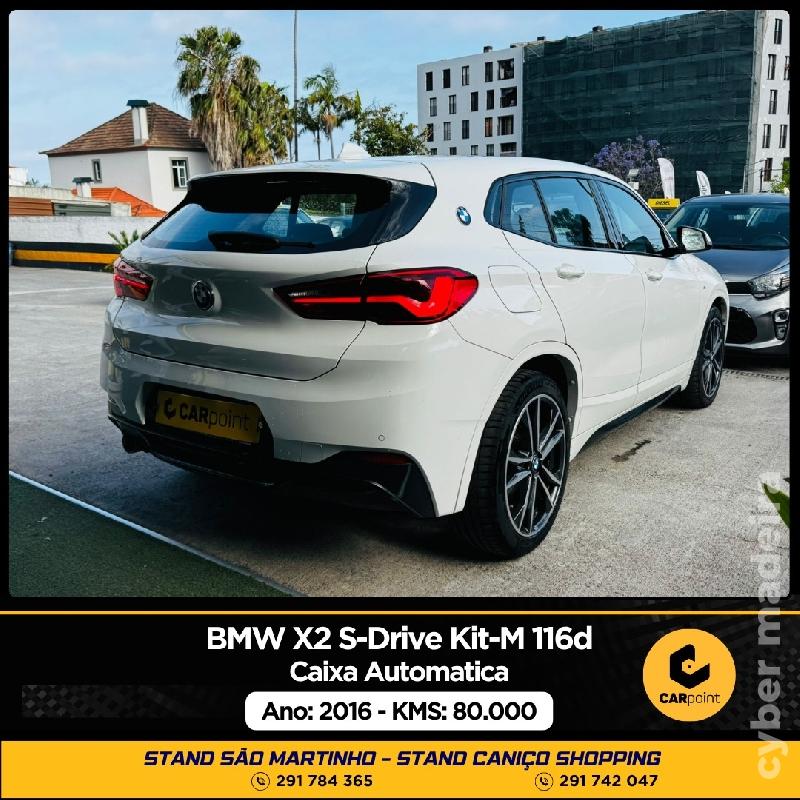 BMW X2 S-Drive Kit-M 116d Automático : 1.5cc 116cv Gasóleo 