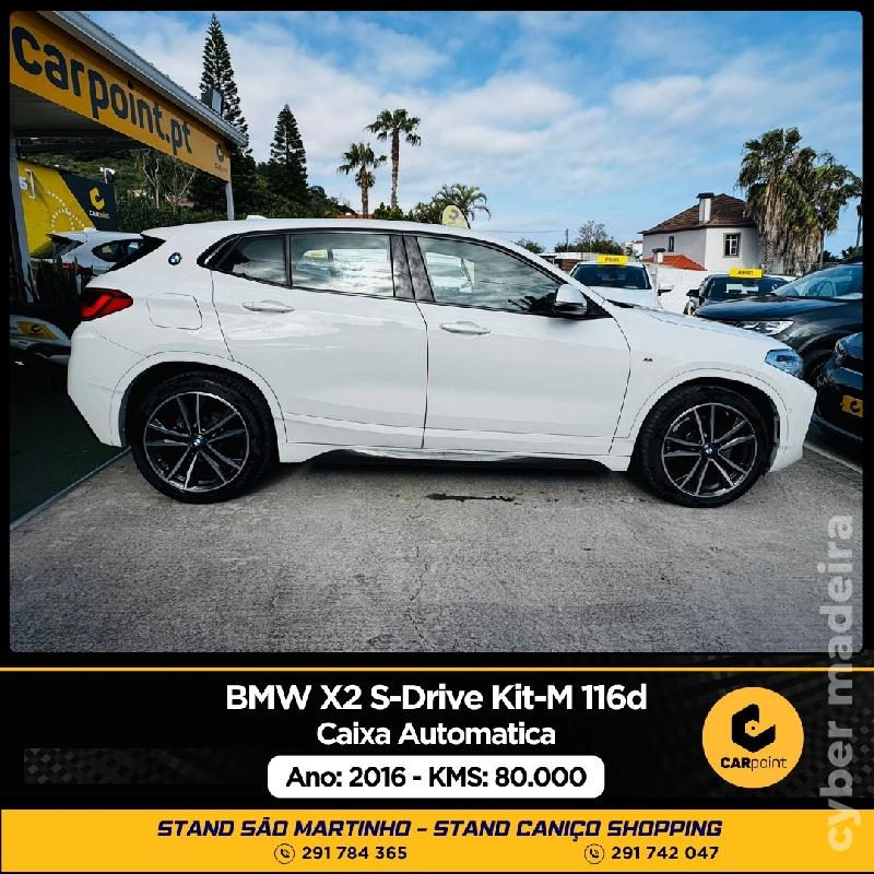 BMW X2 S-Drive Kit-M 116d Automático : 1.5cc 116cv Gasóleo 