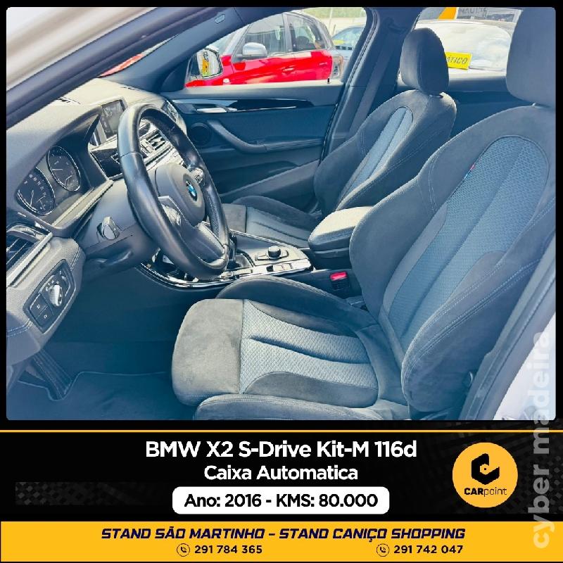 BMW X2 S-Drive Kit-M 116d Automático : 1.5cc 116cv Gasóleo 