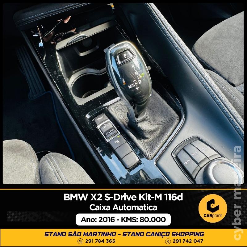BMW X2 S-Drive Kit-M 116d Automático : 1.5cc 116cv Gasóleo 