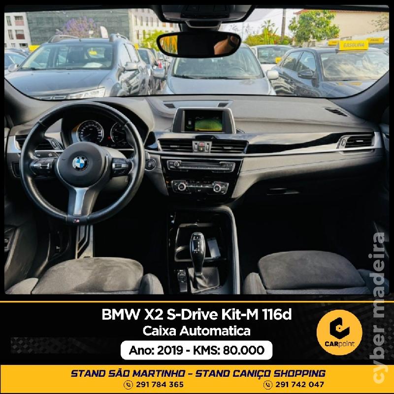 BMW X2 S-Drive Kit-M 116d Automático : 1.5cc 116cv Gasóleo