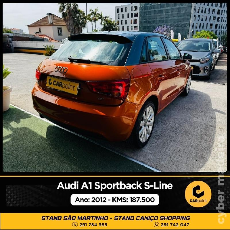 AUDI A1 Sportback S-Line : 1.6cc TDi 90cv Gasóleo 
