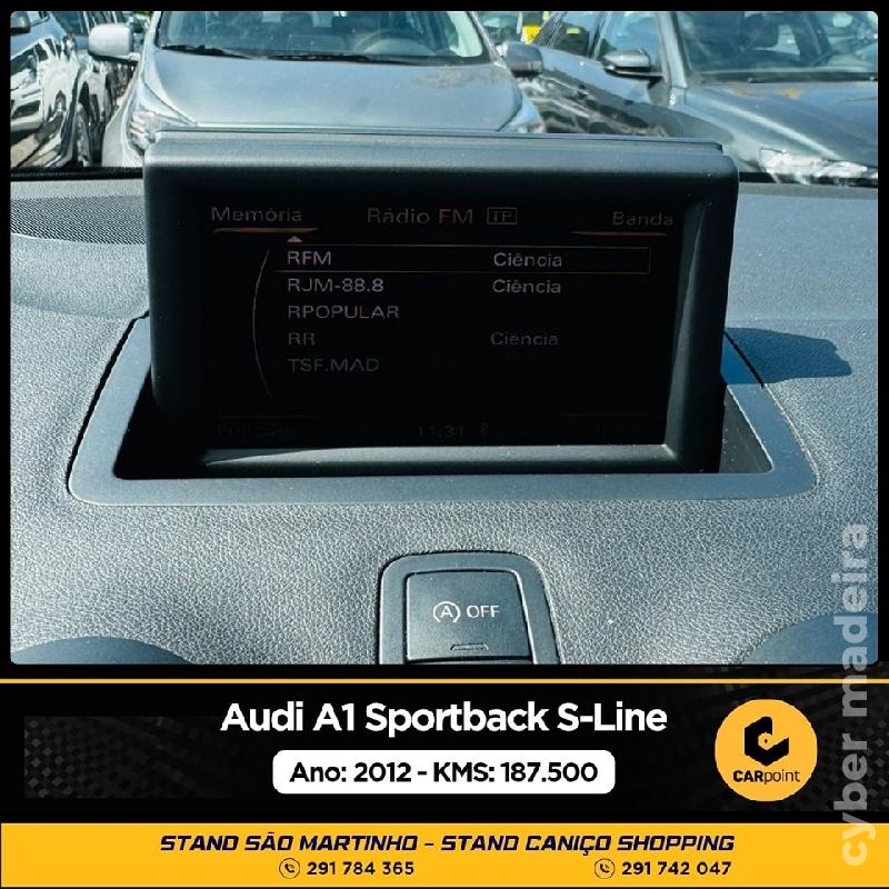AUDI A1 Sportback S-Line : 1.6cc TDi 90cv Gasóleo 