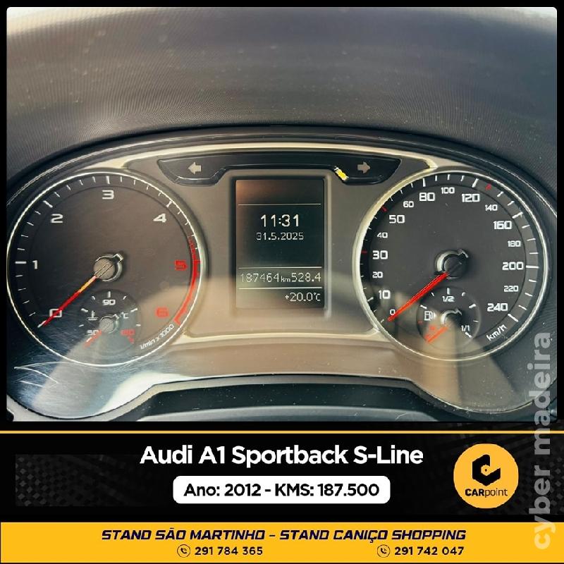 AUDI A1 Sportback S-Line : 1.6cc TDi 90cv Gasóleo 