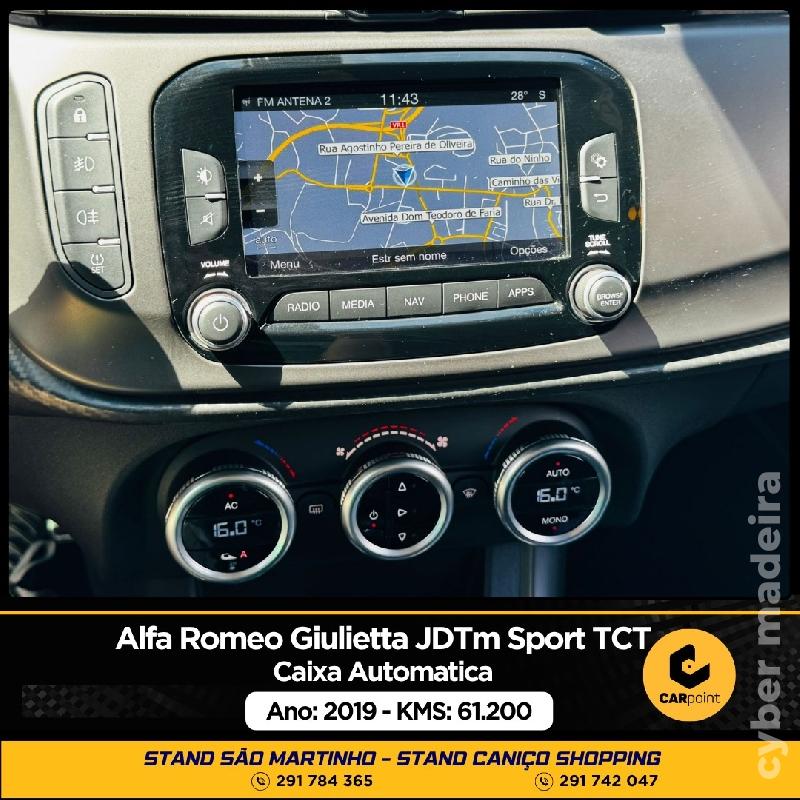 ALFA ROMEO GIULIETTA JDTm Sport TCT Automático : 1.6cc JTD 120cv Gasóleo 