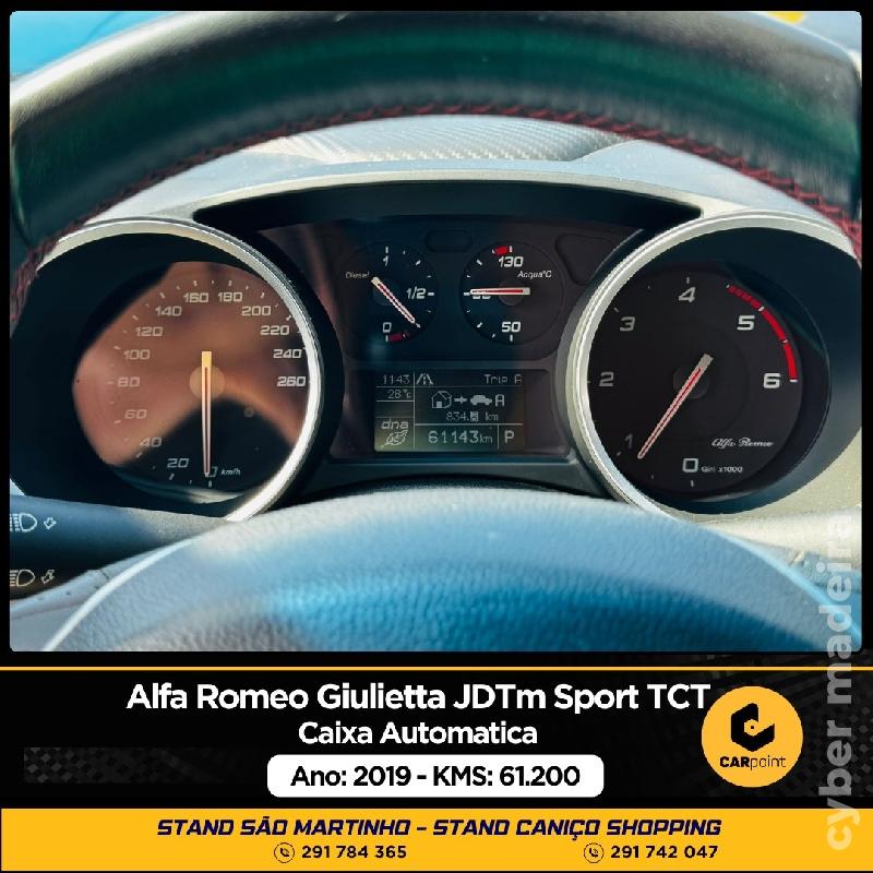 ALFA ROMEO GIULIETTA JDTm Sport TCT Automático : 1.6cc JTD 120cv Gasóleo 