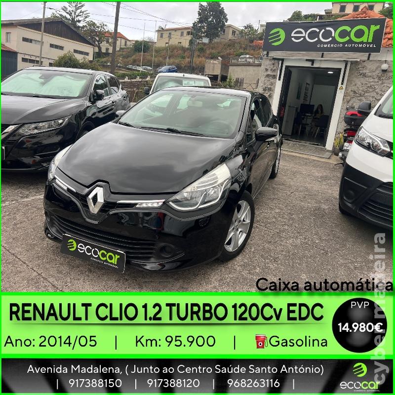 RENAULT CLIO 1.2 TCe 120 cv EDC - CAIXA AUTOMÁTICA Gasolina 