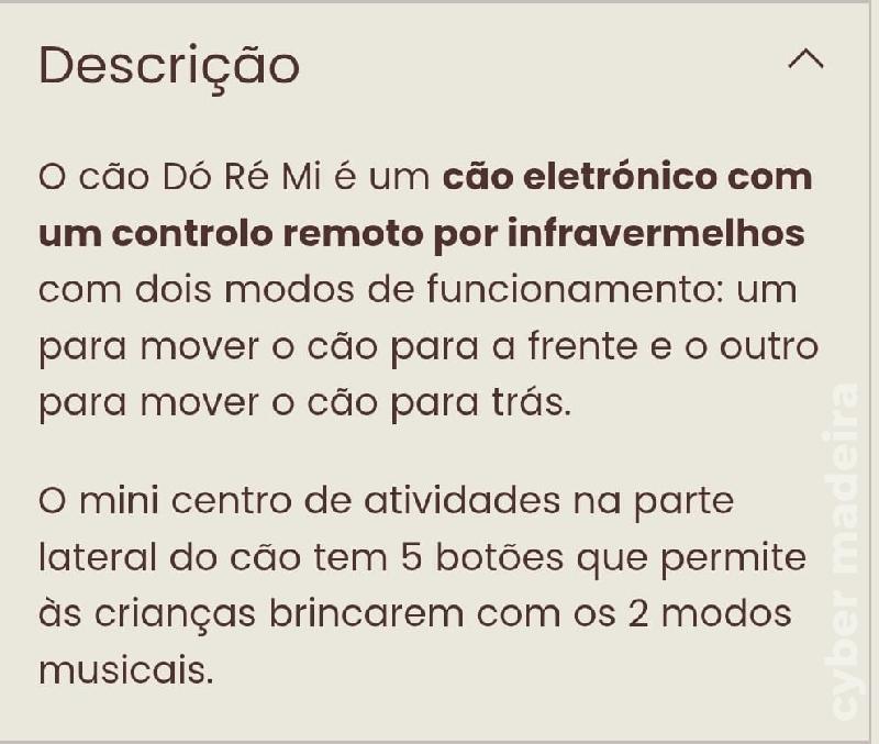 Cao chicco com comando 