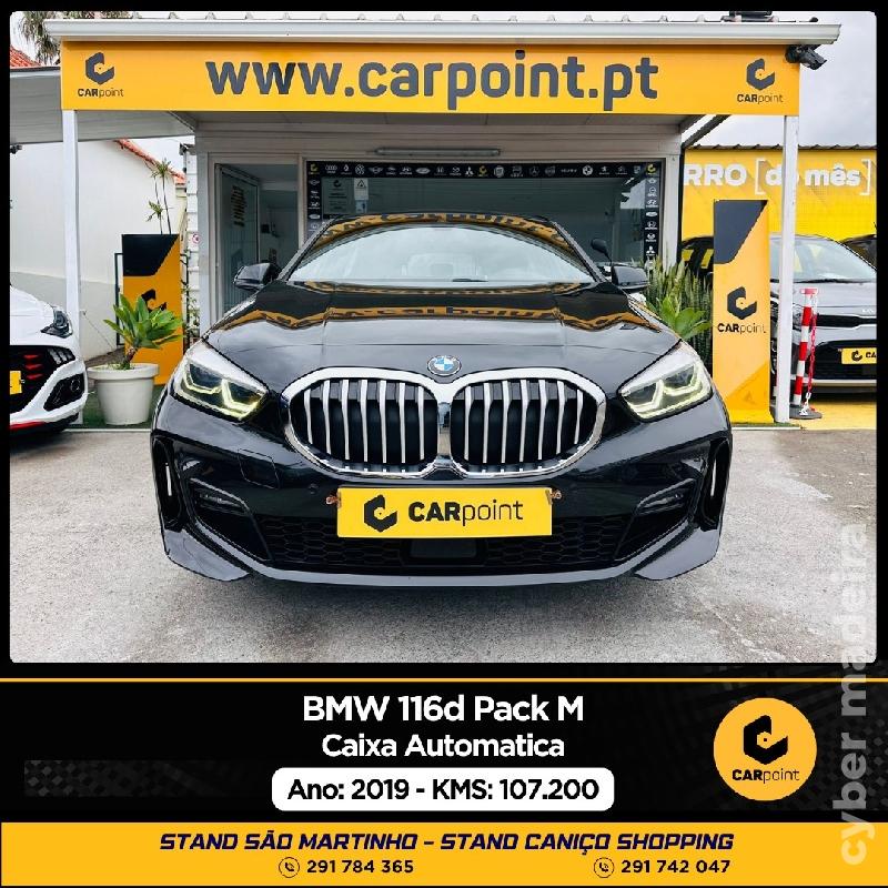 BMW Serie 1 Pack M Automático : Motor 1.5cc Diesel 116cv Gasóleo