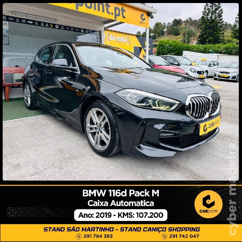 BMW Serie 1 Pack M Automático : Motor 1.5cc Diesel 116cv Gasóleo