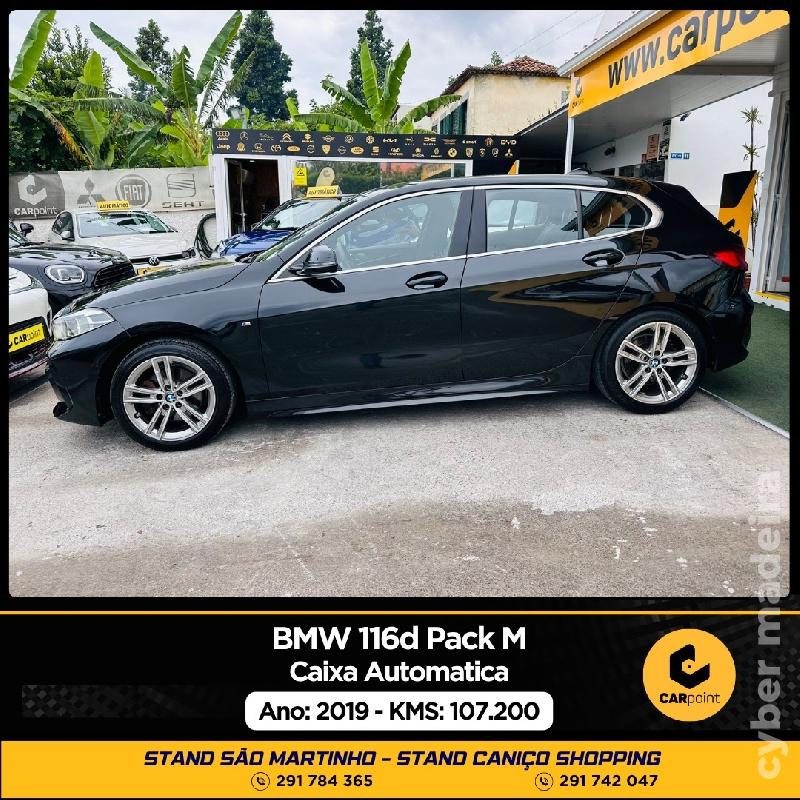 BMW Serie 1 Pack M Automático : Motor 1.5cc Diesel 116cv Gasóleo