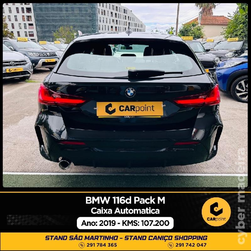 BMW Serie 1 Pack M Automático : Motor 1.5cc Diesel 116cv Gasóleo