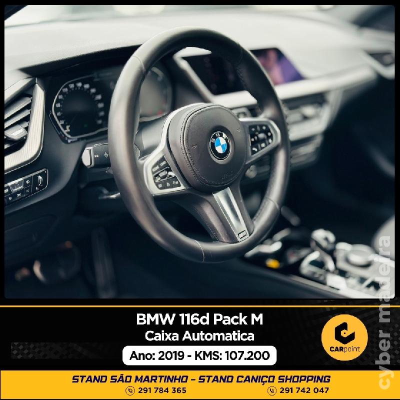 BMW Serie 1 Pack M Automático : Motor 1.5cc Diesel 116cv Gasóleo