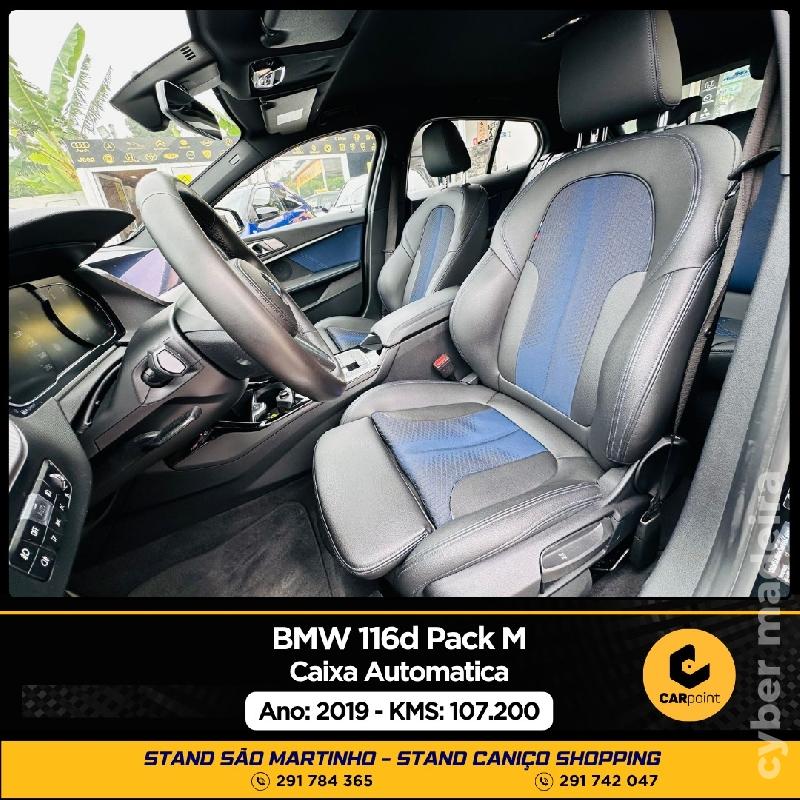 BMW Serie 1 Pack M Automático : Motor 1.5cc Diesel 116cv Gasóleo