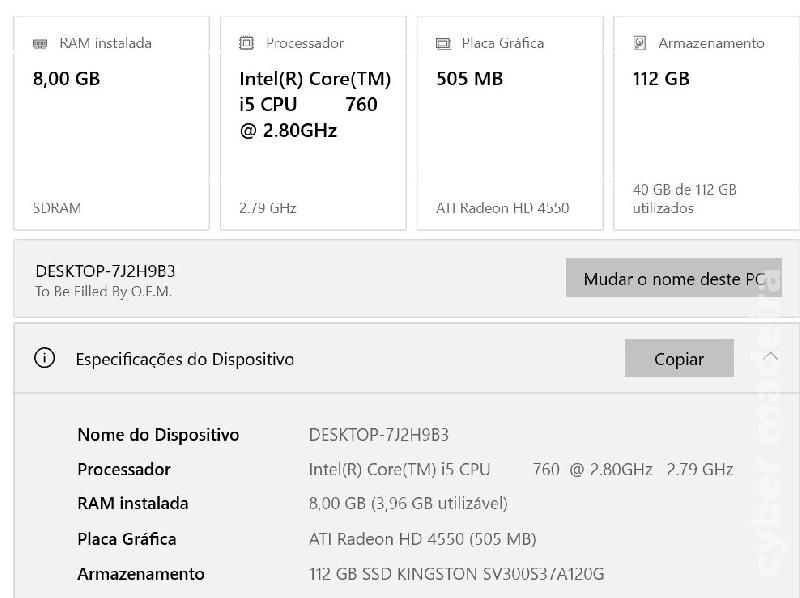 Caixa completa 
