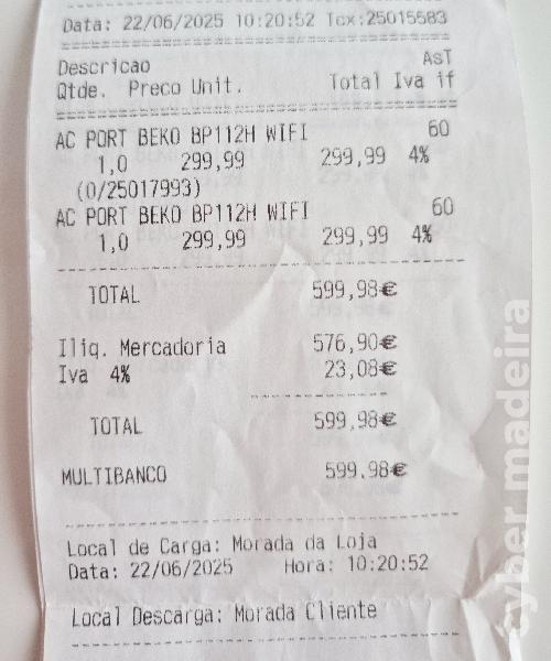 2x Ar Condicionado Beko BP112H - Novo com factura