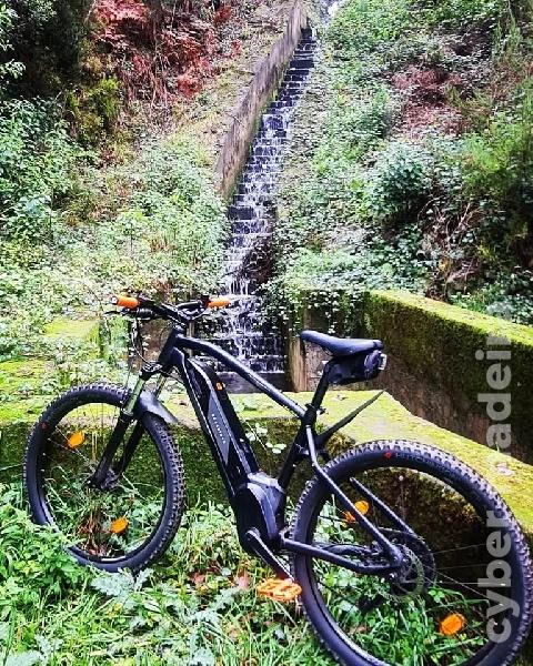 Superior BTT Homem Vendo bicicleta rockrider eléctrica Bicicleta BTT Elétrica Semirrígida 27,5" E-ST 500 PRETO 