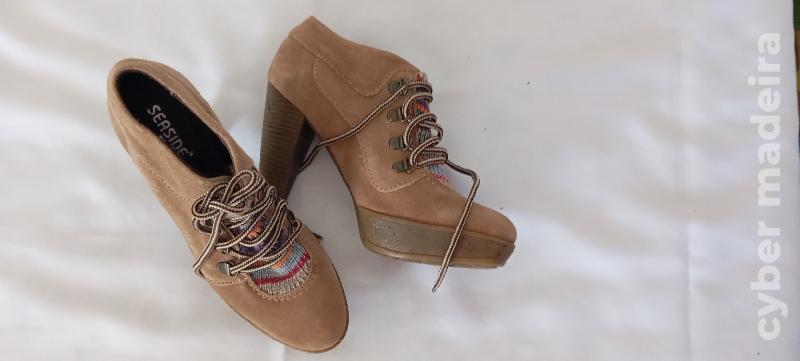 Botins castanhos NOVOS nº38 38 