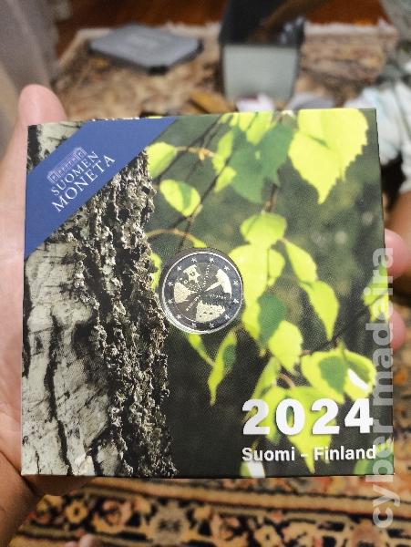 MOEDA 2€ FINLÂNDIA 2024 PROOF