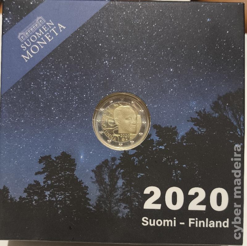 MOEDA 2€ FINLÂNDIA 2020 PROOF
