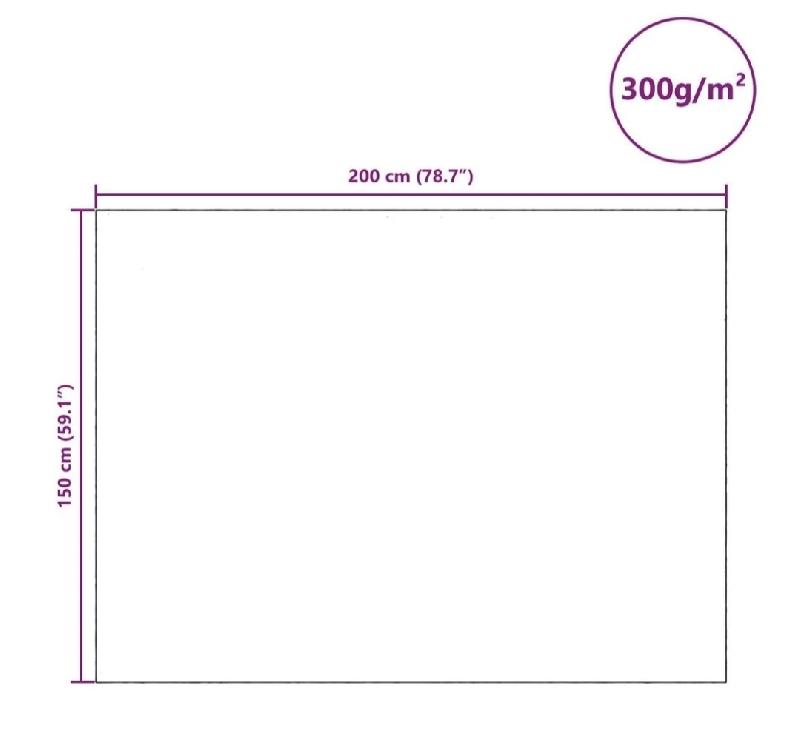 Cobertores para Mudanças Cinzeto 150 x 200 cm