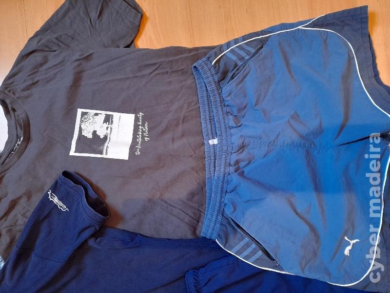 2 Shorts+1 T-shirt + 1 Polo Lote 6eur