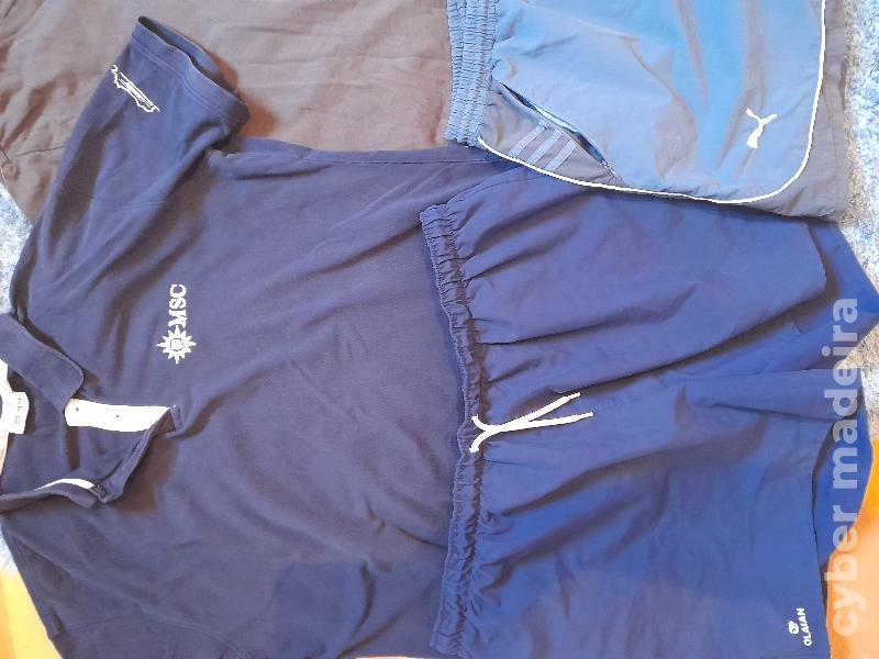 2 Shorts+1 T-shirt + 1 Polo Lote 6eur
