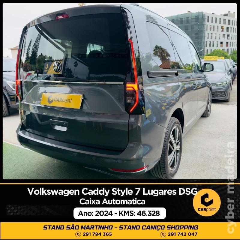 VOLKSWAGEN CADDY Style 7 Lugares DSG Automático 2.0cc TDi 122cv Gasóleo