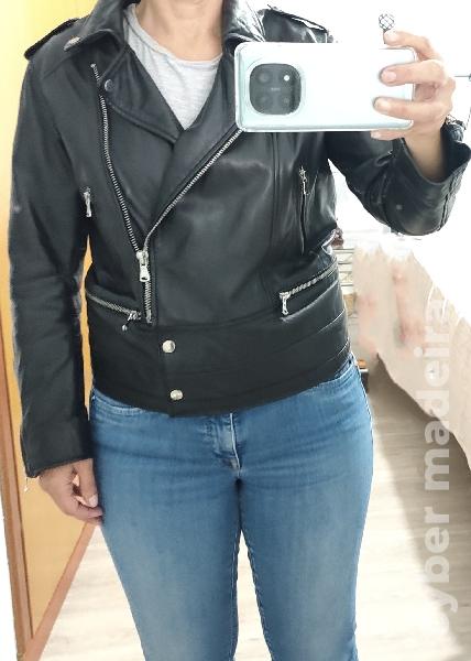 Blusão Biker preto