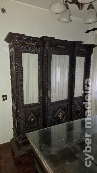Vendo Conjunto de Móveis de Escritório em Pau Santo