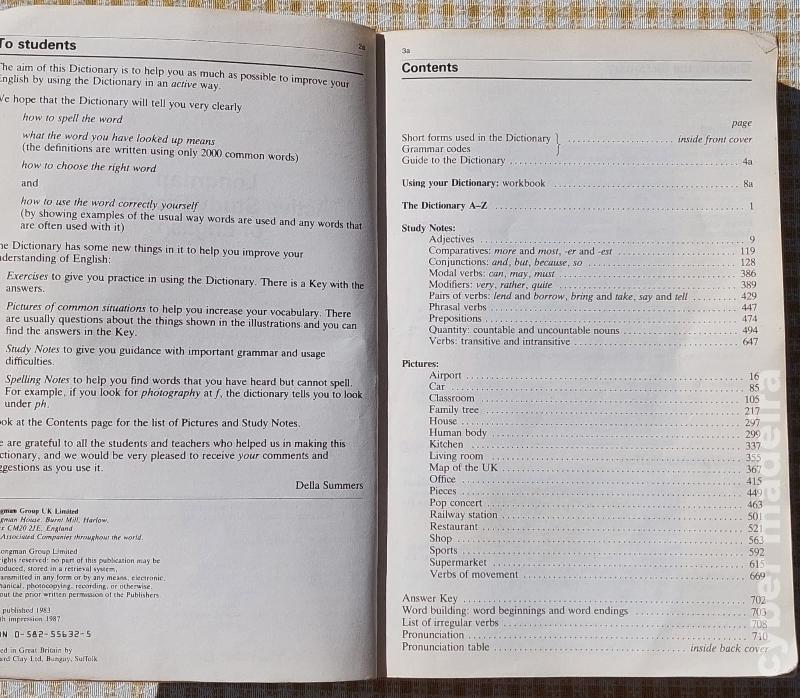 2 dicionários Longman Inglês-Inglês (1 dos quais de bolso)