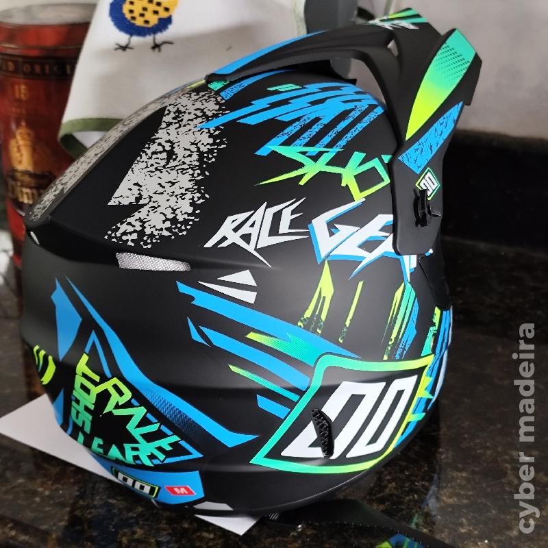 Bike It Capacete + óculos (novo!) M