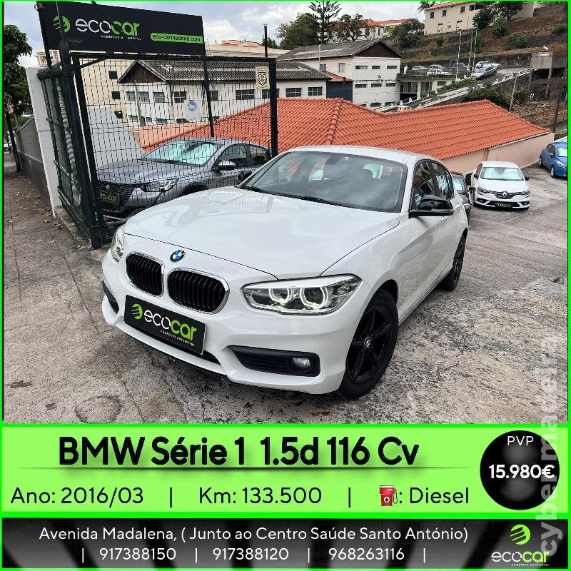 BMW Serie 1 1.5 D 116 cv Gasóleo