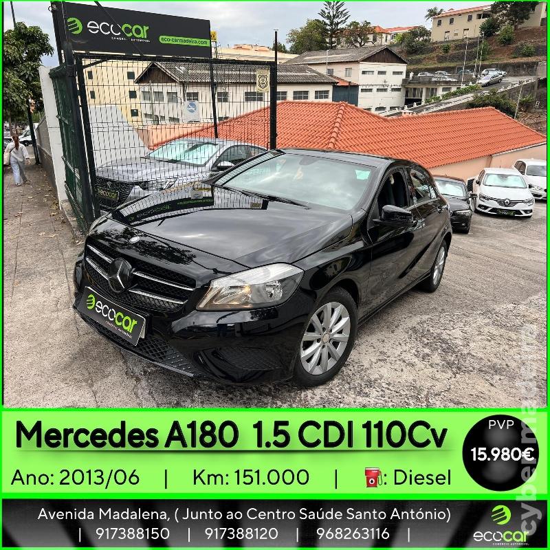 MERCEDES A 180 1.5 CDI 110 cv Gasóleo