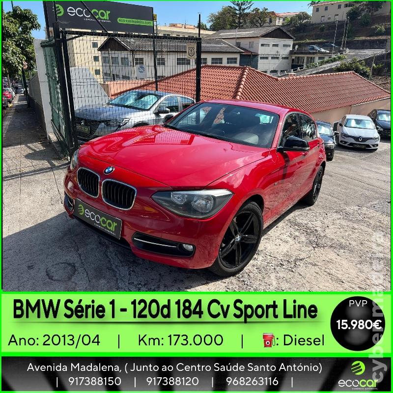BMW Serie 1 120 d 184 cv Sport Line Gasóleo