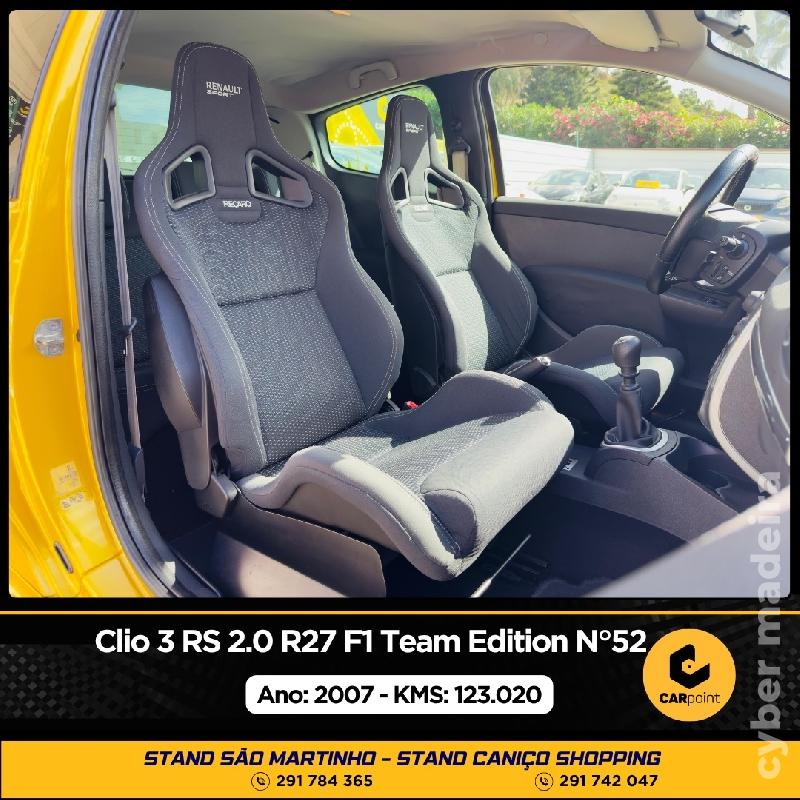 RENAULT CLIO 3 RS 2.0 R27 F1 Team Edition N°52 197cv Gasolina