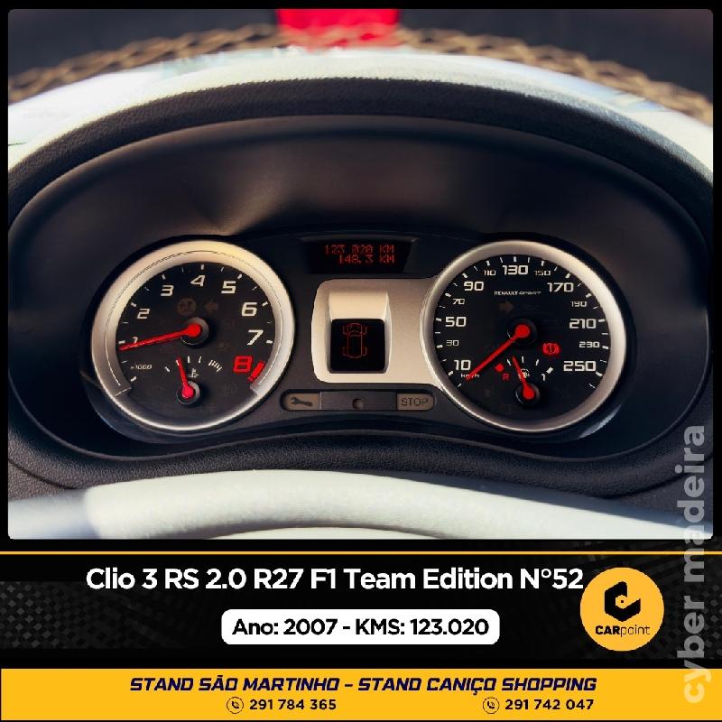 RENAULT CLIO 3 RS 2.0 R27 F1 Team Edition N°52 197cv Gasolina