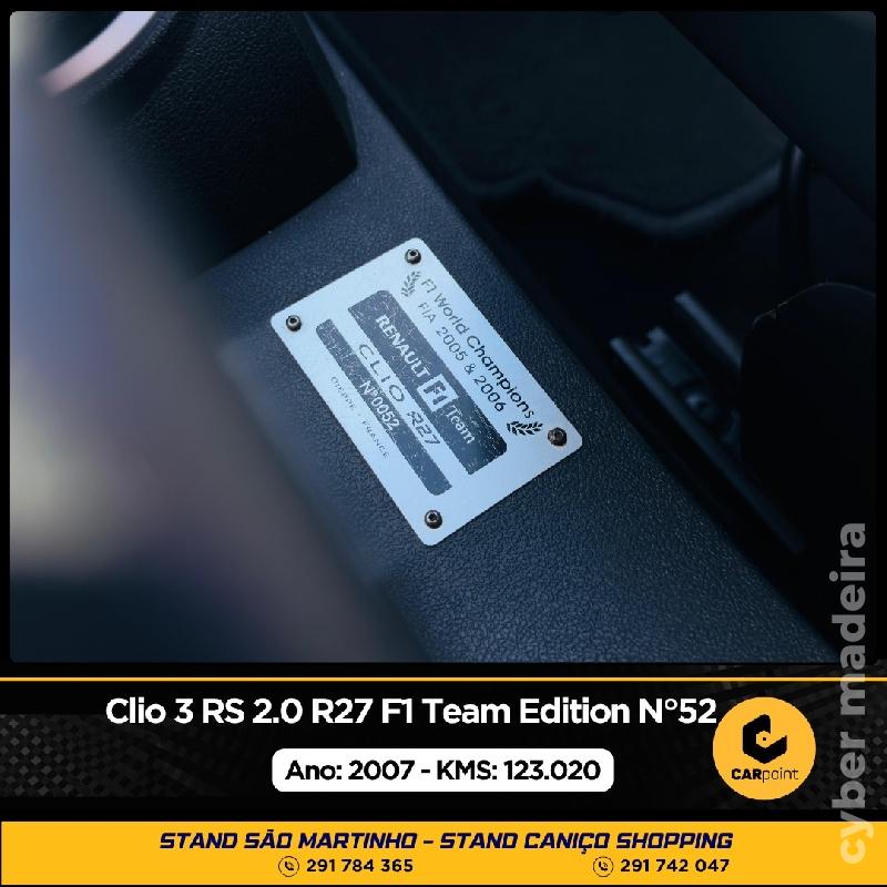 RENAULT CLIO 3 RS 2.0 R27 F1 Team Edition N°52 197cv Gasolina