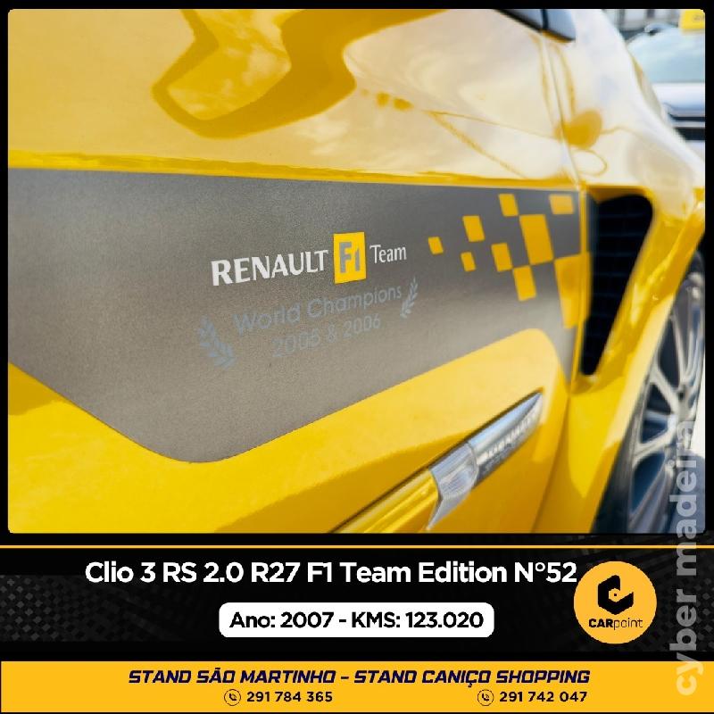 RENAULT CLIO 3 RS 2.0 R27 F1 Team Edition N°52 197cv Gasolina