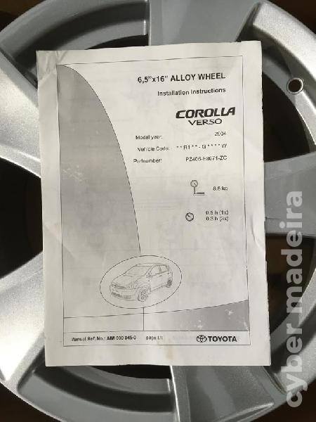 Jante Nova Original Toyota 16" Não