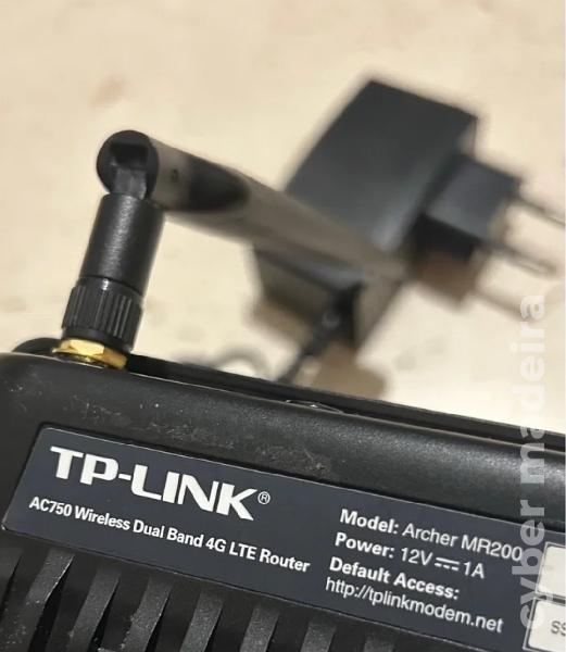 TP LINK MR200 LTE 4G Router ARCHER sem fios Wireless