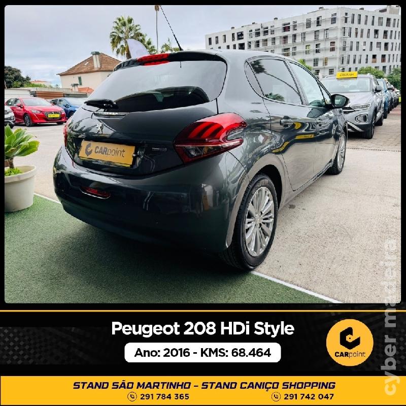 PEUGEOT 208 Style 1.6cc HDi 75cv Gasóleo