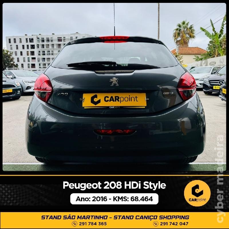 PEUGEOT 208 Style 1.6cc HDi 75cv Gasóleo