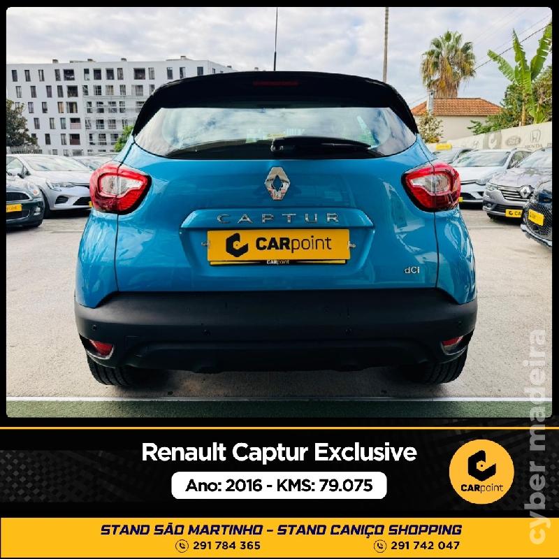 RENAULT CAPTUR Exclusive 1.5cc DCi 90cv Gasóleo