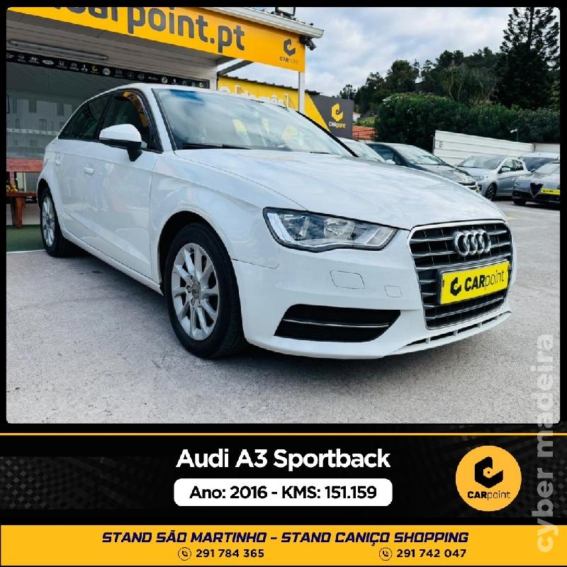 AUDI A3 Sportback 1.6cc TDi 110cv Gasóleo