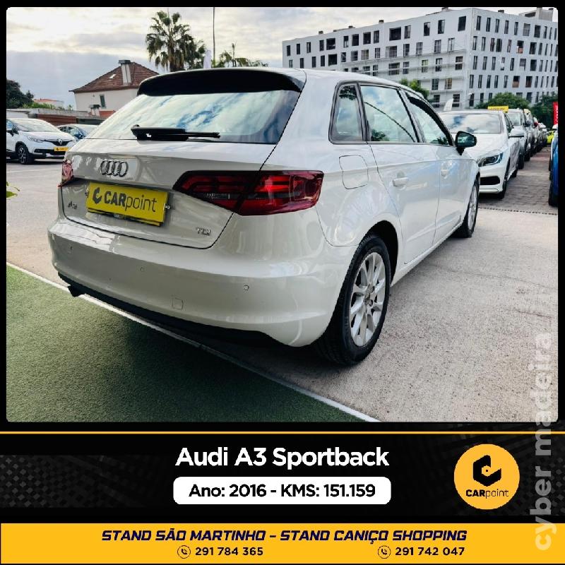 AUDI A3 Sportback 1.6cc TDi 110cv Gasóleo